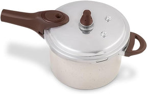 Panela de Pressão 4,2L Ceramic Life com Fundo de Indução Pressure Brinox - Vanilla (PROMONIVER)