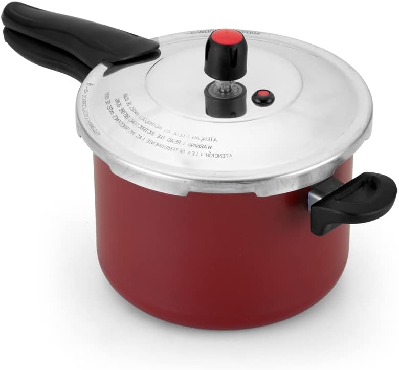 PANELA DE PRESSÃO FECHAMENTO EXTERNO TURBO QUALITY 4,5L AA VERMELHO (PROMO NIVER DA LOJA)