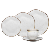 Aparelho de Jantar em Porcelana Conjunto de Luxo + BRINDES - OFERTA 15 ANOS