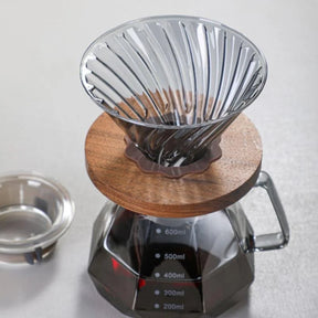 Bule de Café Vidro Borossilicato Coador de Café Hario V60