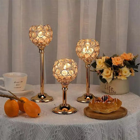 Candelabro Suporte de Velas de Luxo Decorativo Lenogue