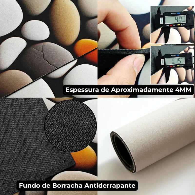 Tapete de Banheiro Minimalista com Absorção Rápida e Secagem Instantânea Lenogue